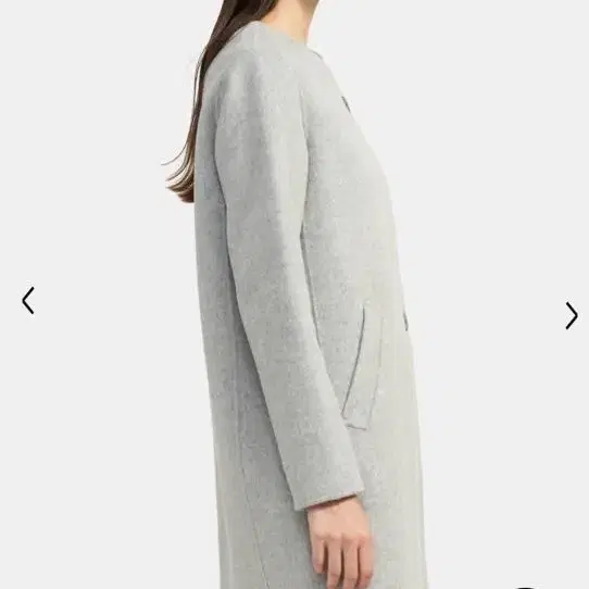 띠어리 니마코트 Nyma Coat in Double-Face Wool