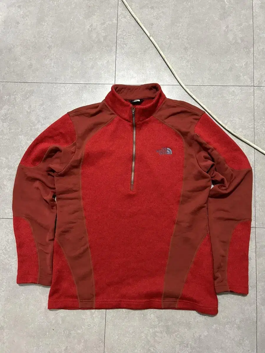 The North Face Polartec Fleece Red Half-Zip Knit 100SIZE