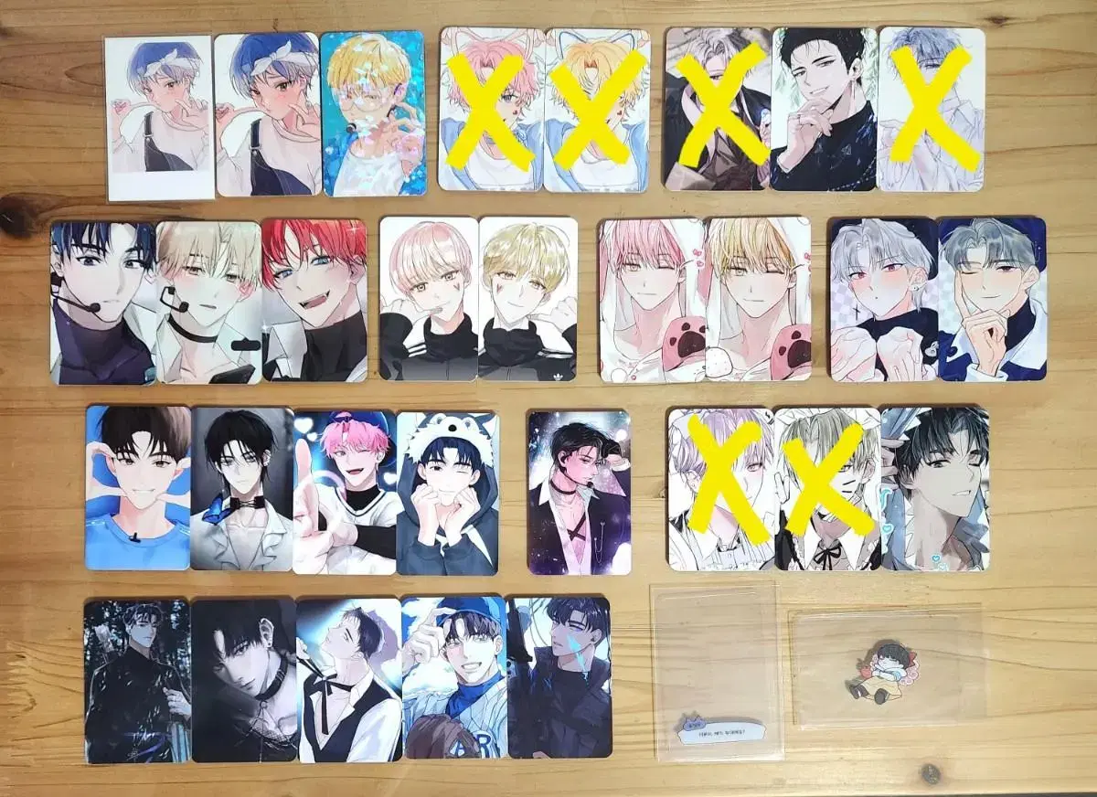 Sells demot porridge photocards and pbak individually (Chunbong, Khkuha, Dangsae, Eunim, etc.)