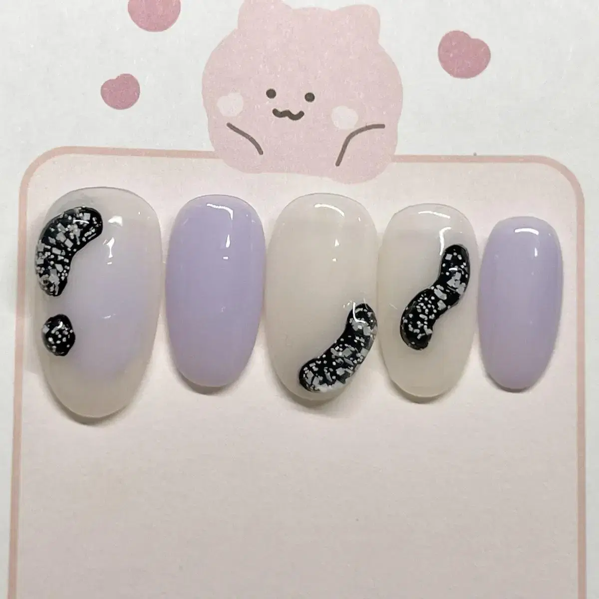 [Homemade Nail Tips] Tarot Oreo Nail Tips