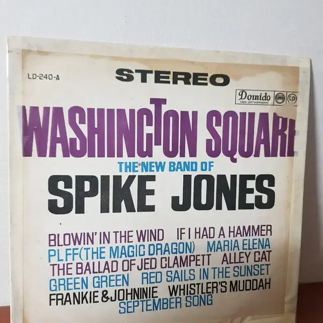 Spike Jones 경음악엘피 Washington Square바이닐lp