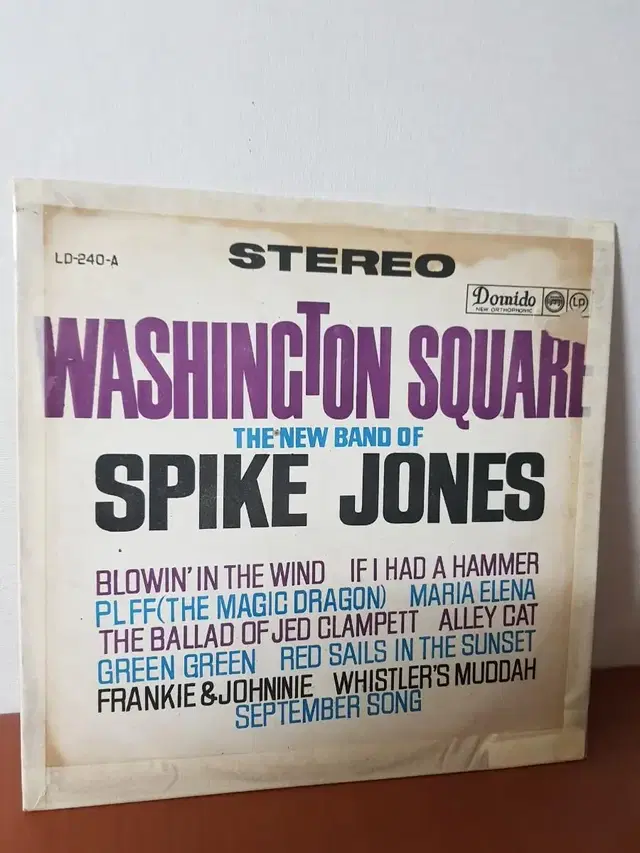 Spike Jones 경음악엘피 Washington Square바이닐lp