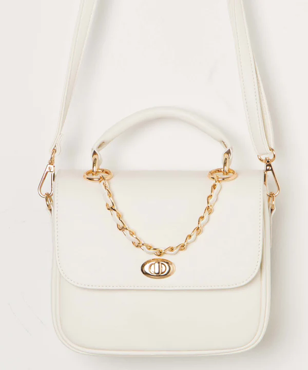 WEGO WEGO Miracle Chain Ita Bag White Sells