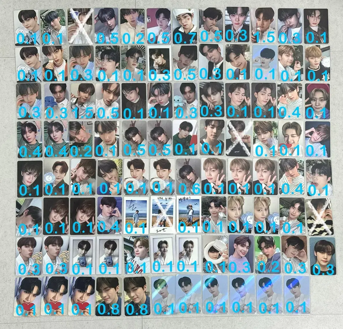 ZB1 zerobaseone photocard unreleased photocard ld sell wts han yujin zhang hao Sung Hanbin
