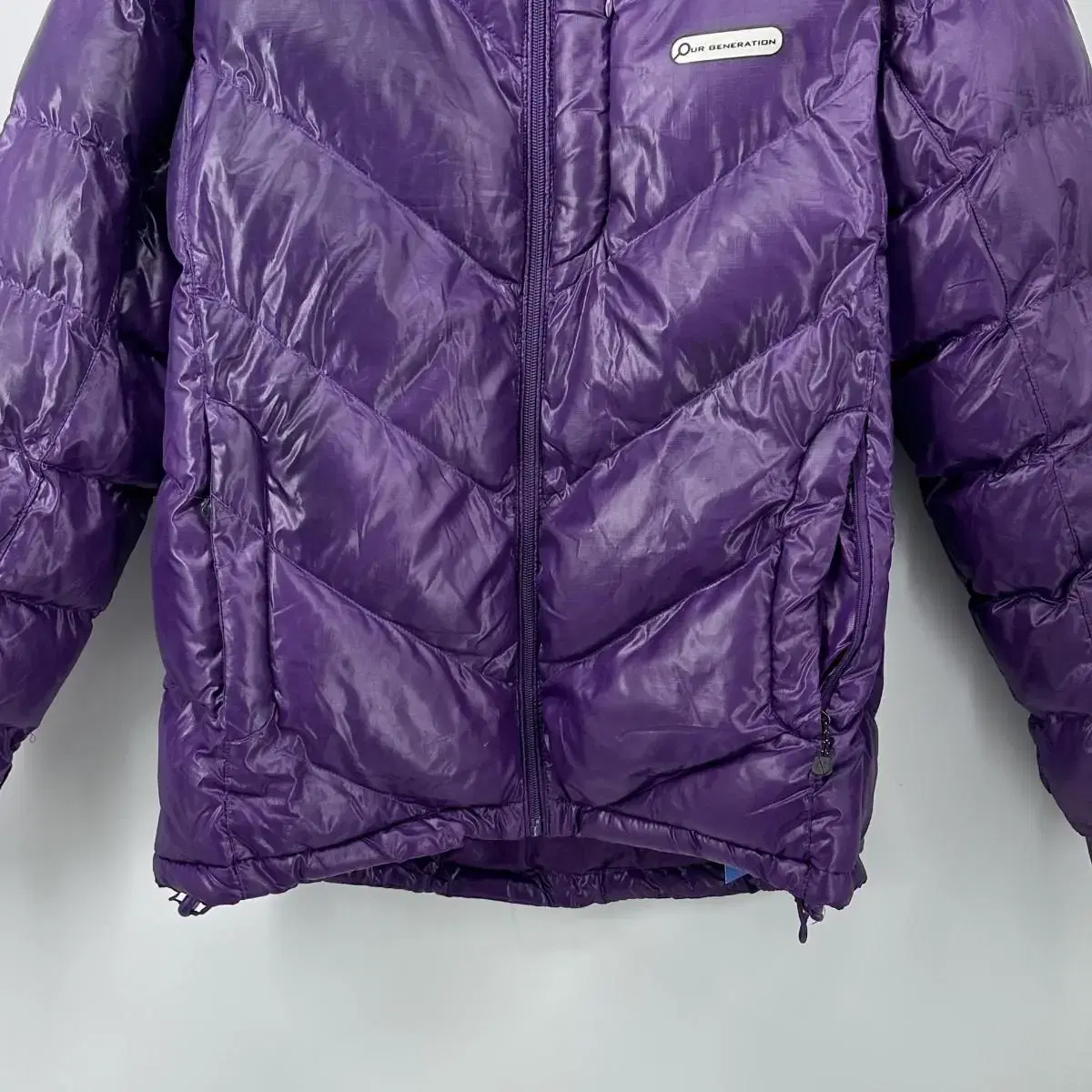 여성 아웃도어 패딩 점퍼 (100 size / PURPLE)