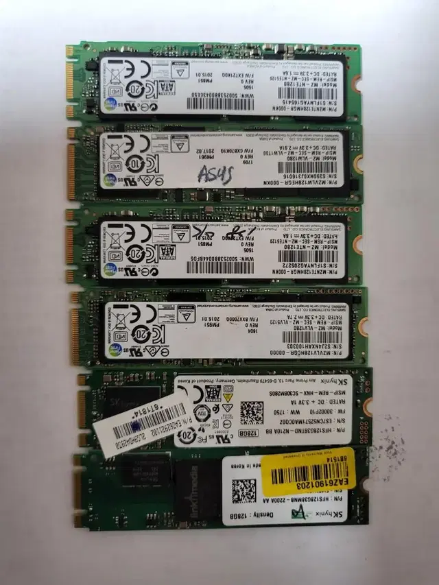 삼성m.2 ssd 2280외5개/일괄판매