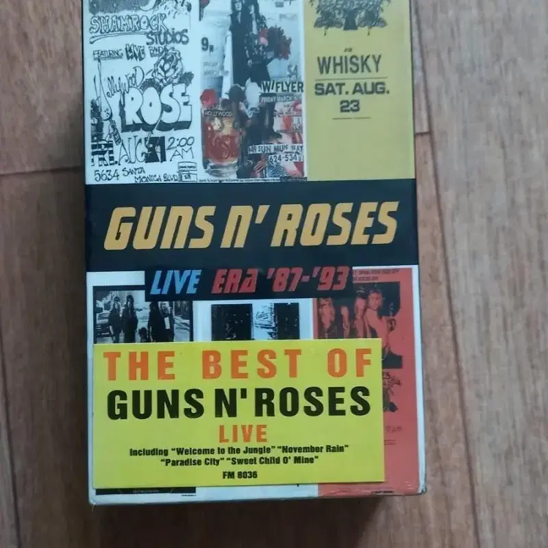 guns n roses 미개봉 카세트테이프