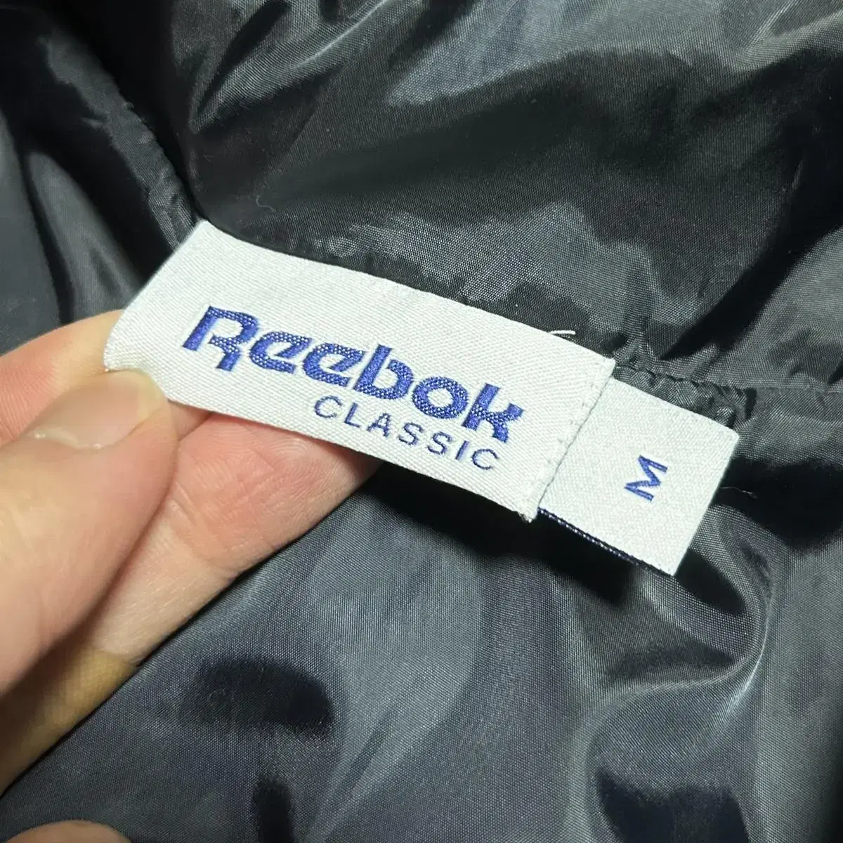 [ M ] Reebok 리복 아이보리 후리스 집업 자켓