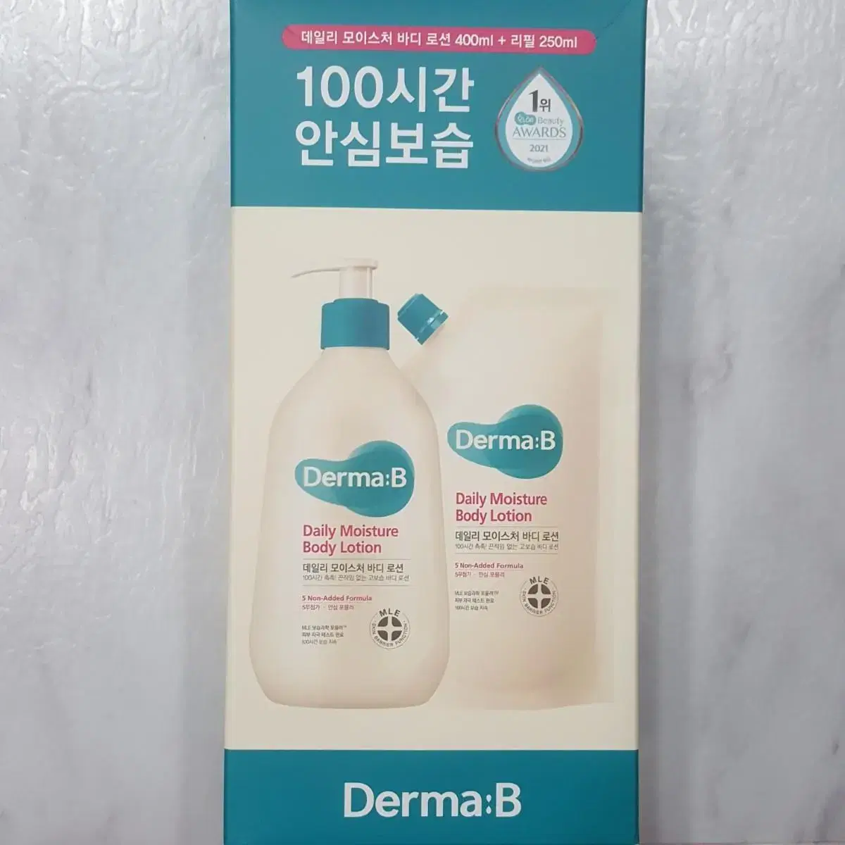 더마비 데일리 모이스처 바디로션 400ml 리필 250ml