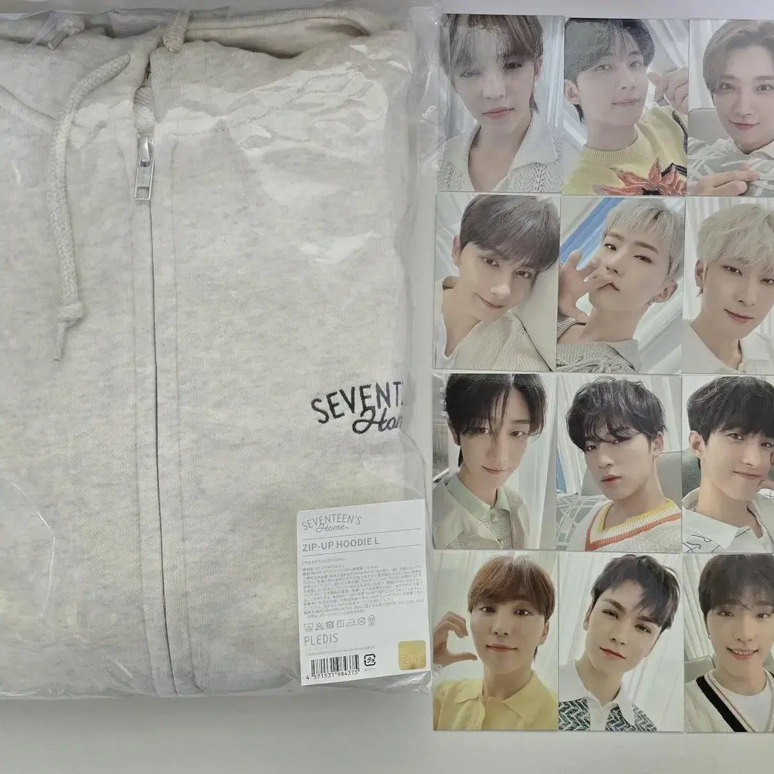 세븐틴 홈 일본 후드집업(L) SEVENTEEN'S HOME ZIP-UP