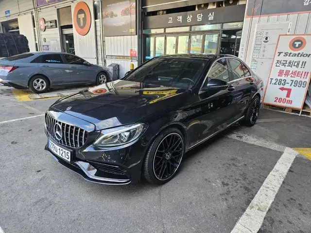 벤츠C클(W205) C63amg컨버전작업