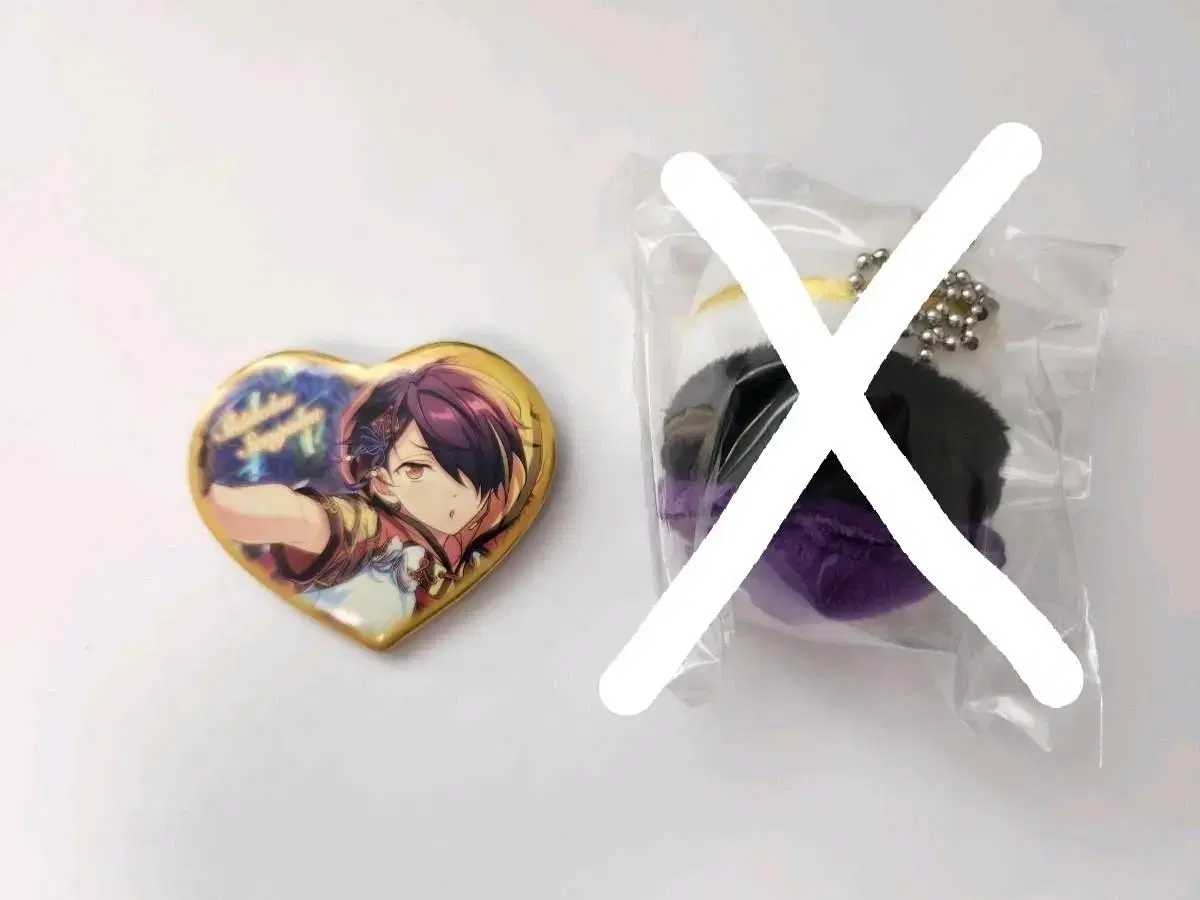 Anstar Shinobu Heart Can Badge Mochimasu