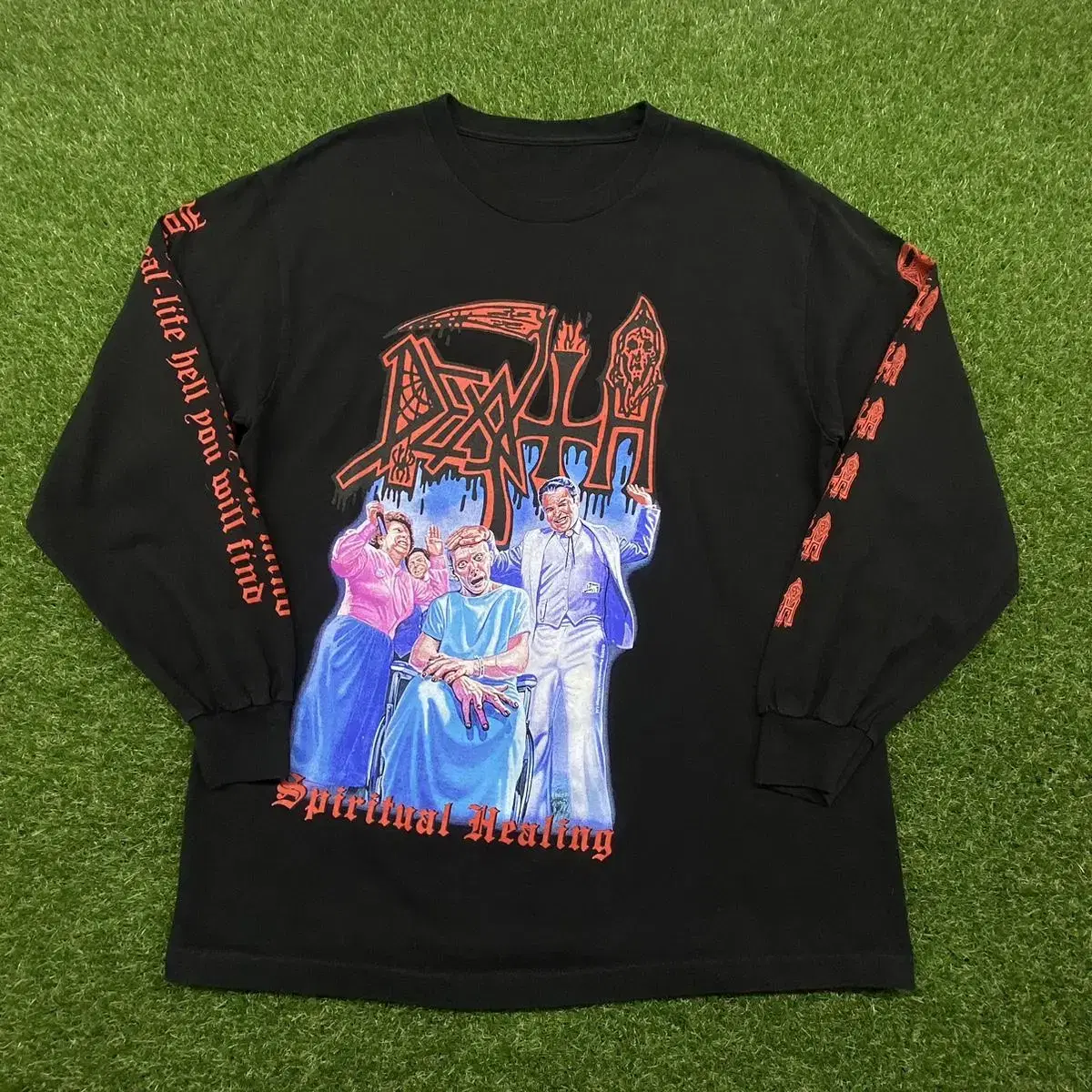 American vintage rock band Death Rocket long sleeve tee in mint condition.