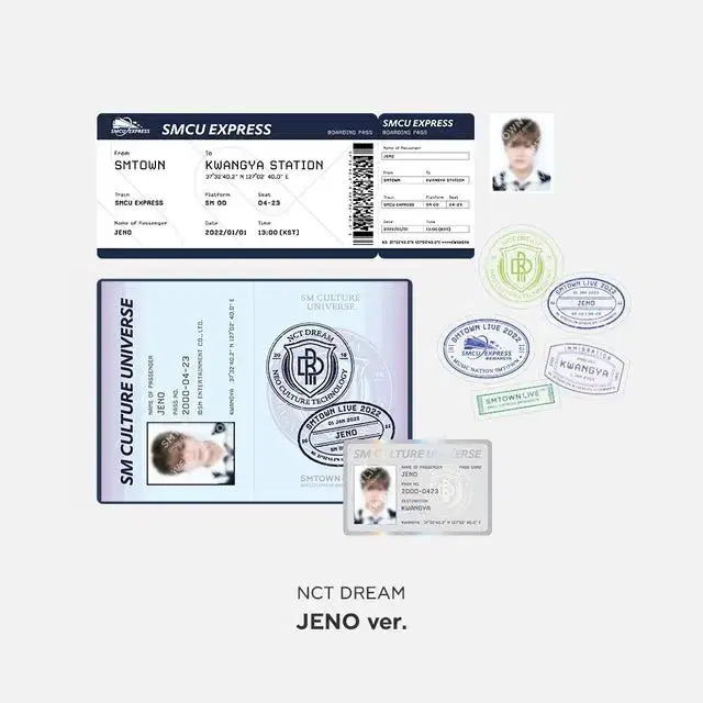 nct dream  smcu passport 광야 여권 원가 양도