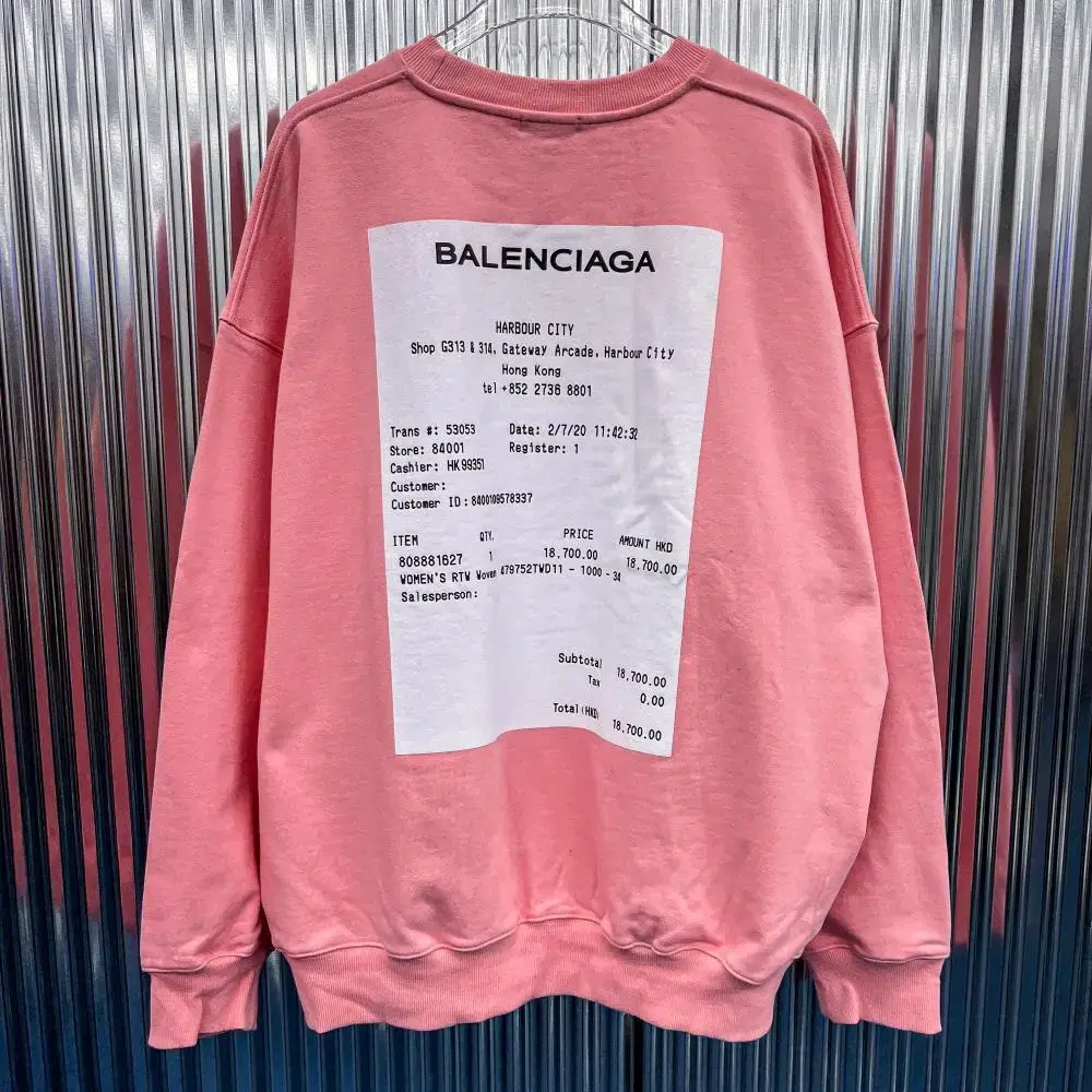 Balenciaga Back Printed Top (Domestic 2XL) U281