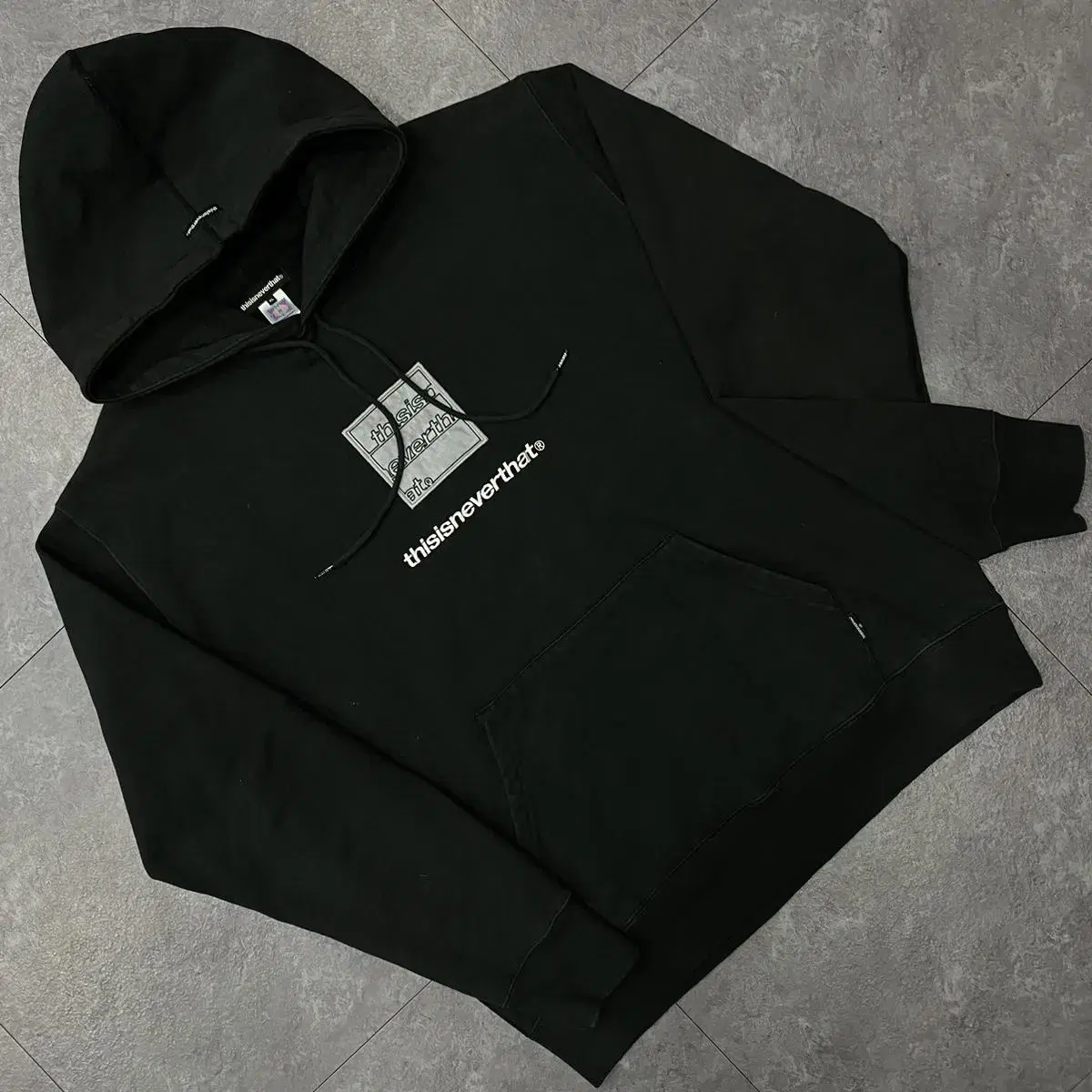 This Is Never Never That Big Logo Black Hoodie