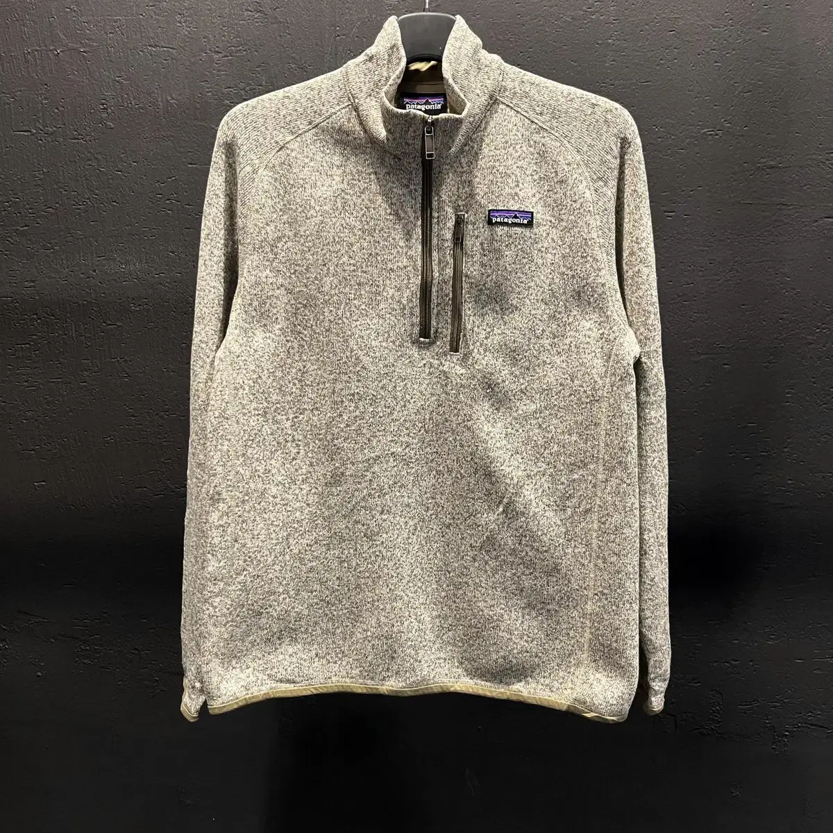 Patagonia Oatmeal Pocket Detail Better Sweater Vahn Zip Up Jacket