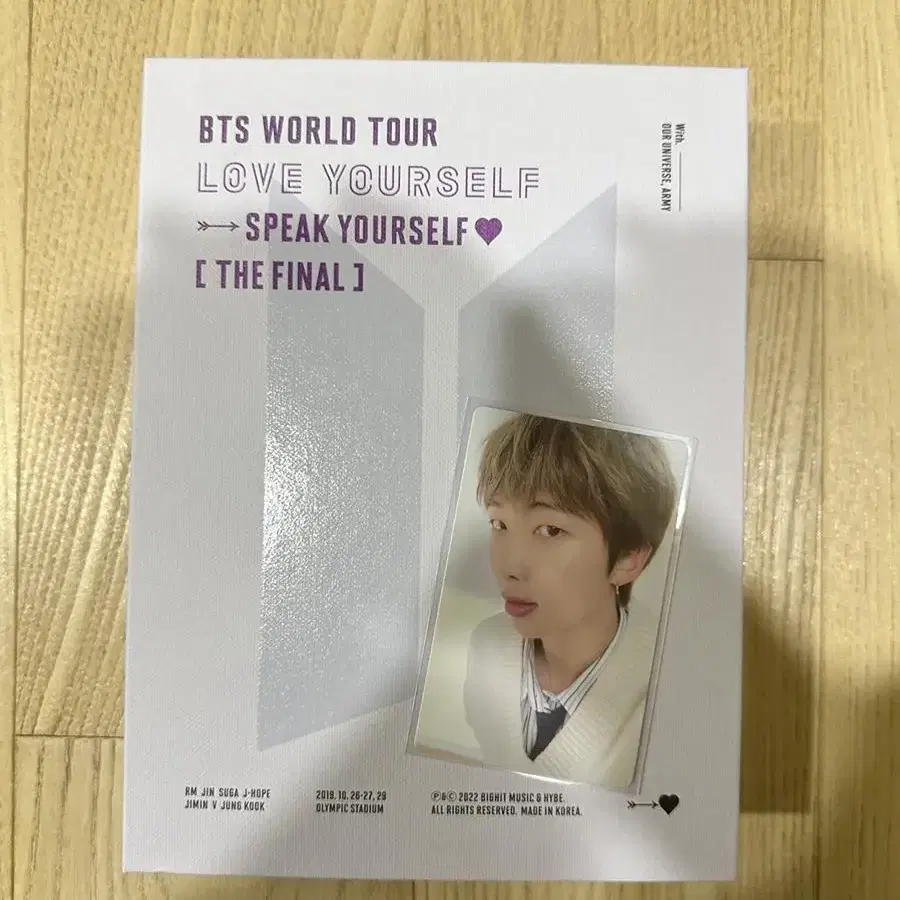 BTS 방탄 스픽콘 디비디 남준 포카