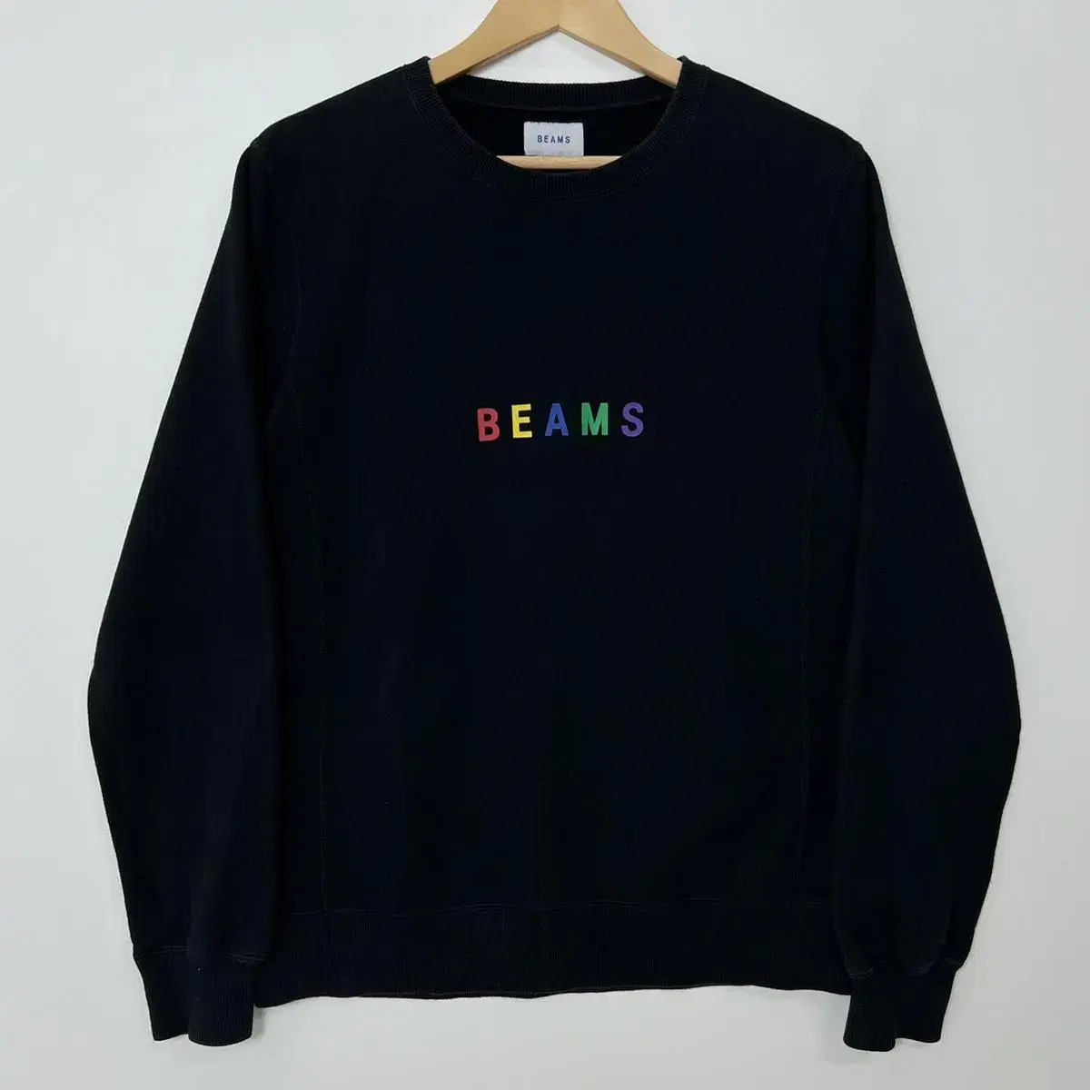 Beams 빔즈 Japan 블랙 맨투맨