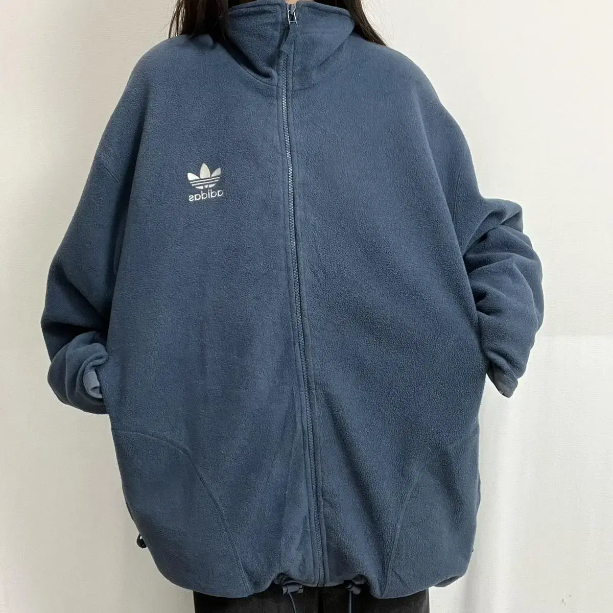 1990s Adidas 아디다스 오버핏 플리스 자켓