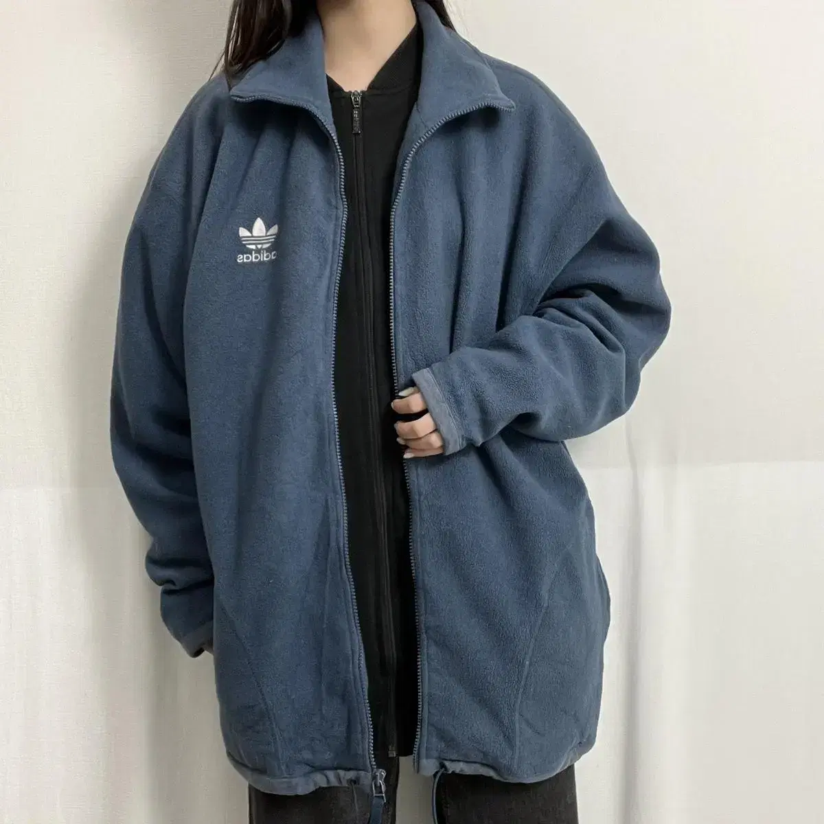 1990s Adidas 아디다스 오버핏 플리스 자켓