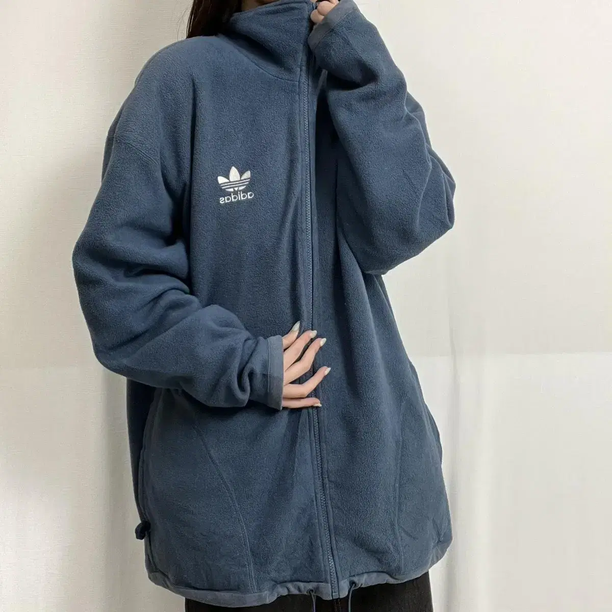 1990s Adidas 아디다스 오버핏 플리스 자켓