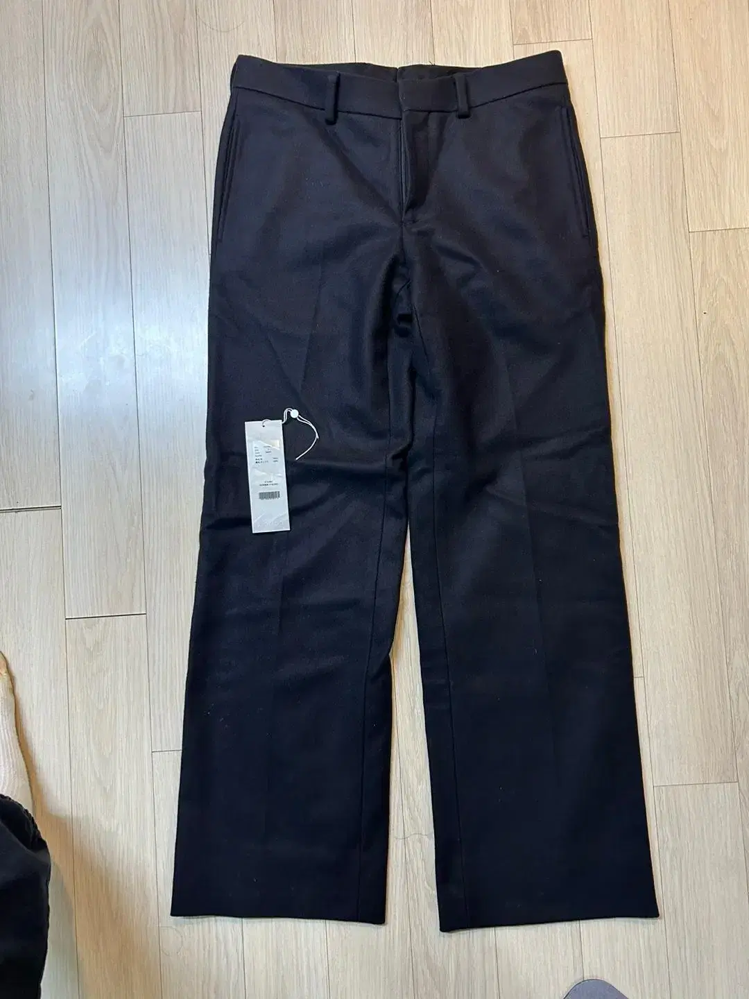 23AW COMOLI Komori Melton Wool Piped Trousers