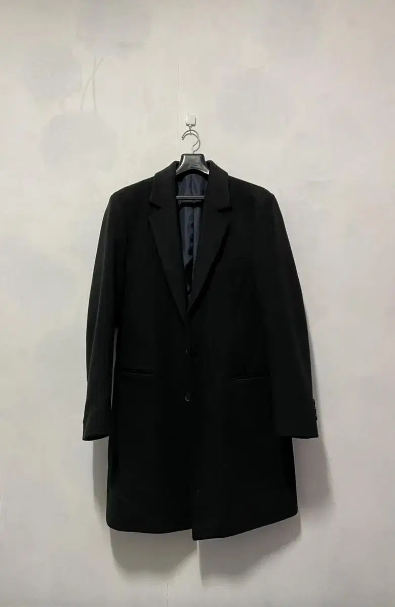 Bonded) Men's black coat