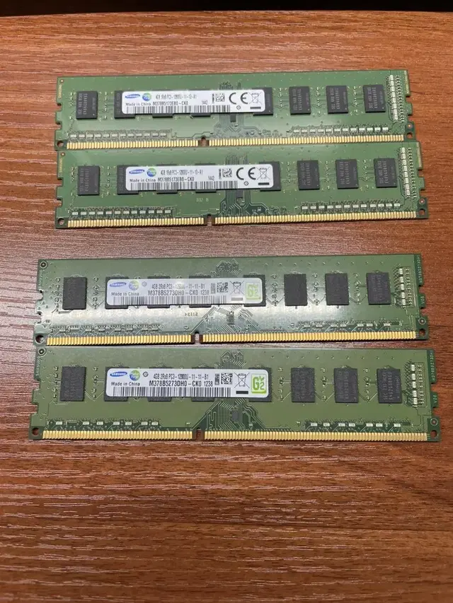 삼성램 DDR3 PC3-12800U 4GB