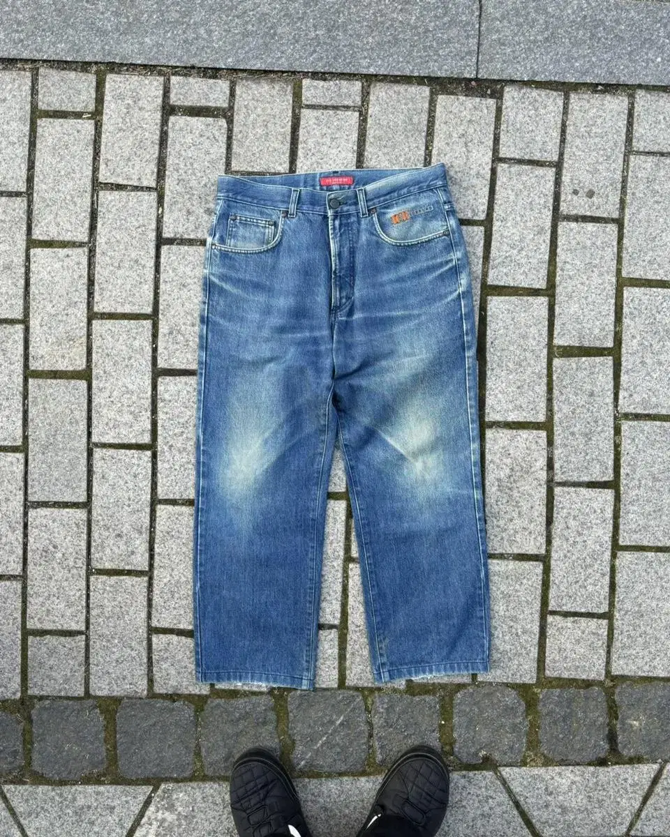 90s italy made Ice Berg Disney Denim Pants