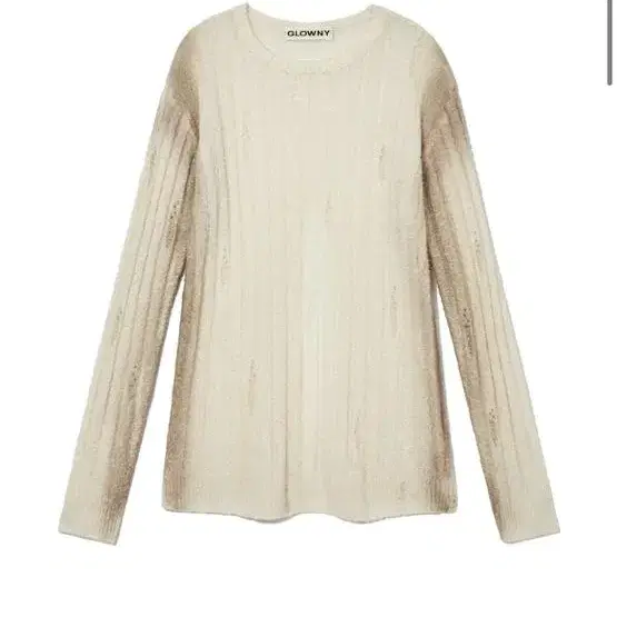 [Glowny] EAGLE DAMAGED WOOL KNIT TOP