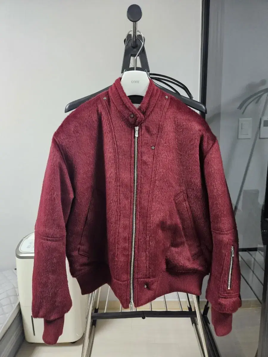 Alene Alpaca Bloomers Jacket Burgundy (1)