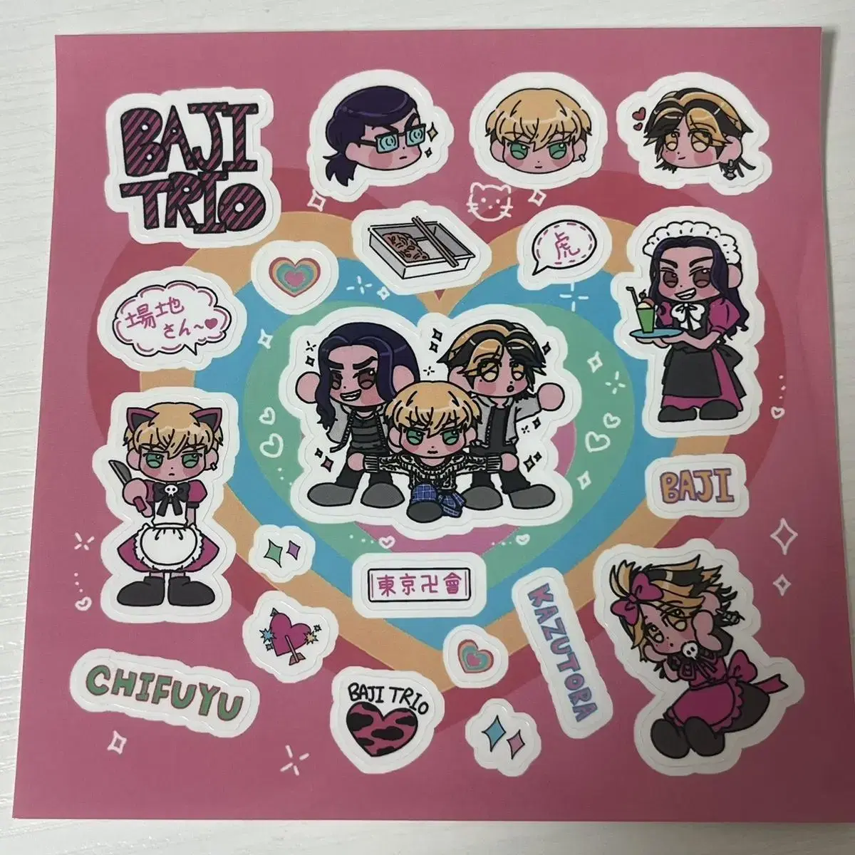 Tokyo Revengers unofficial goods / Bajitrio Maid Sticker