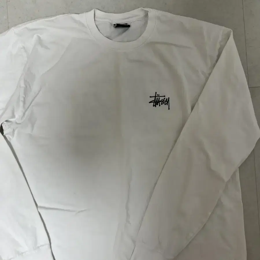 스투시 롱슬리브 화이트 (Xl) stussy basic Ls white