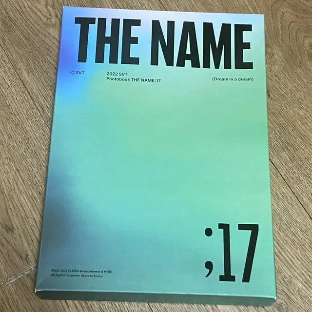 세븐틴 포토북 더네임17 THE NAME 17