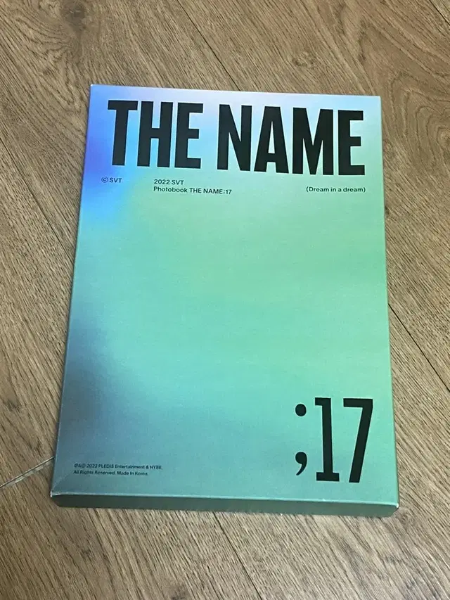 세븐틴 포토북 더네임17 THE NAME 17