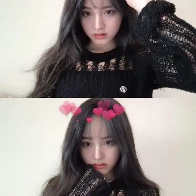 [리즈 착용] 로씨로씨 데미지 니트 Damage Knit Top