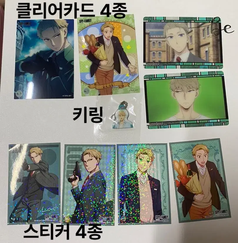 SPY FAMILY Tributary Gacha Lloyd Poser Twilight kard in bulk