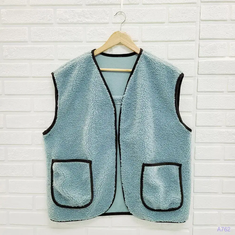 (Free Overfit to 100 Size) Pongyi Open Vest (A762)