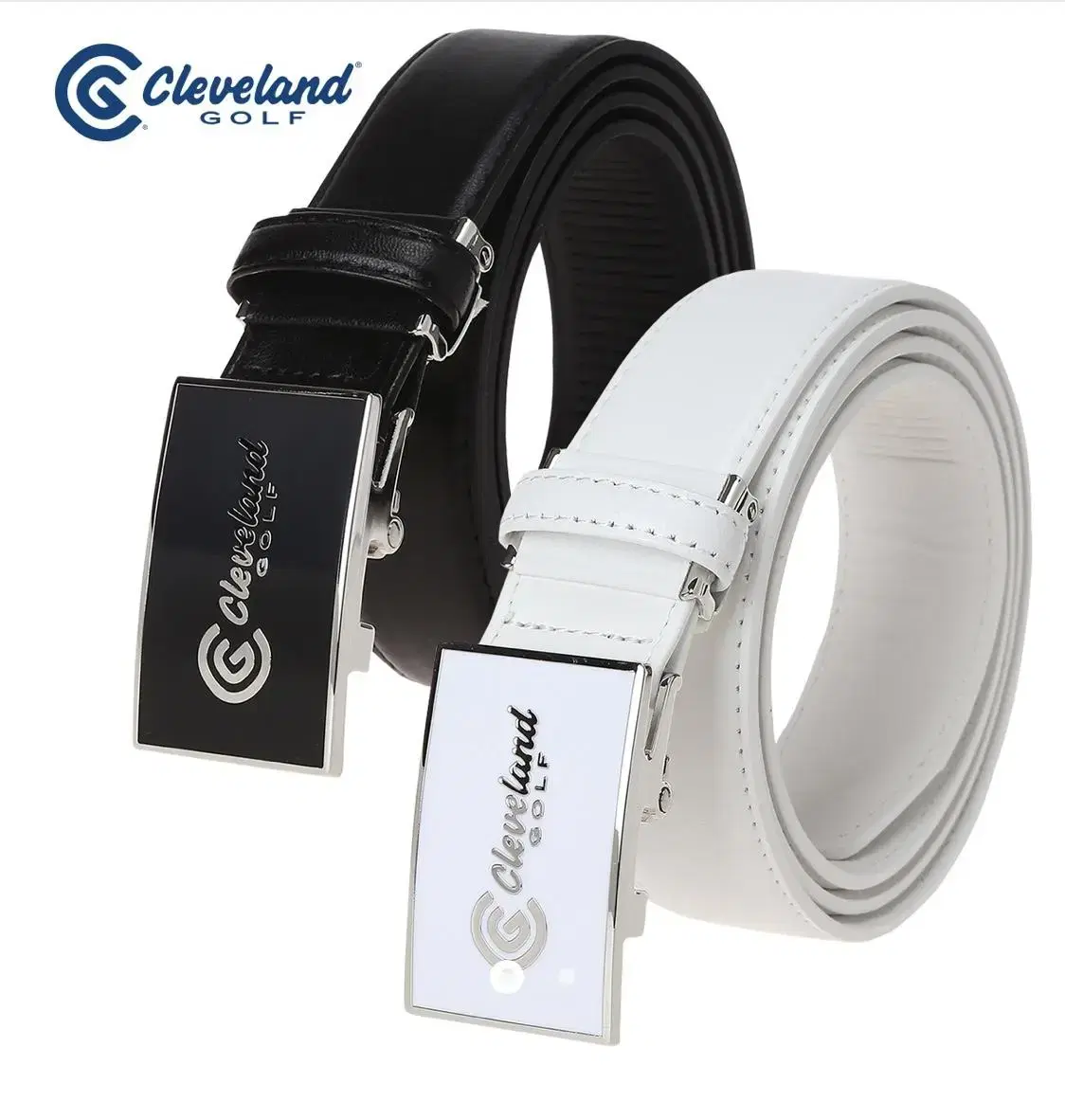 Cleveland Cleveland Men's Buckle Cowhide Golf Belt New