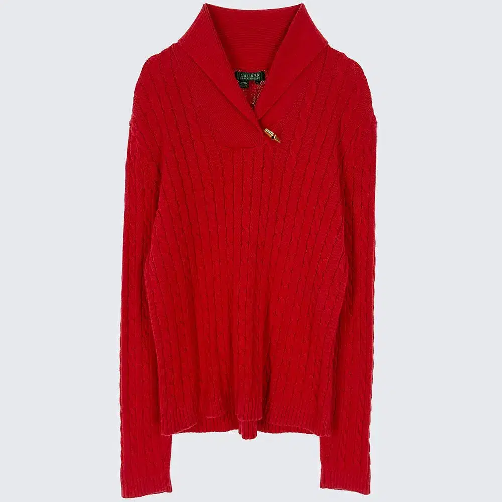 [Women's 77] Lauren Ralph Lauren Polo Cable Knit Sweater Cotton (18974)