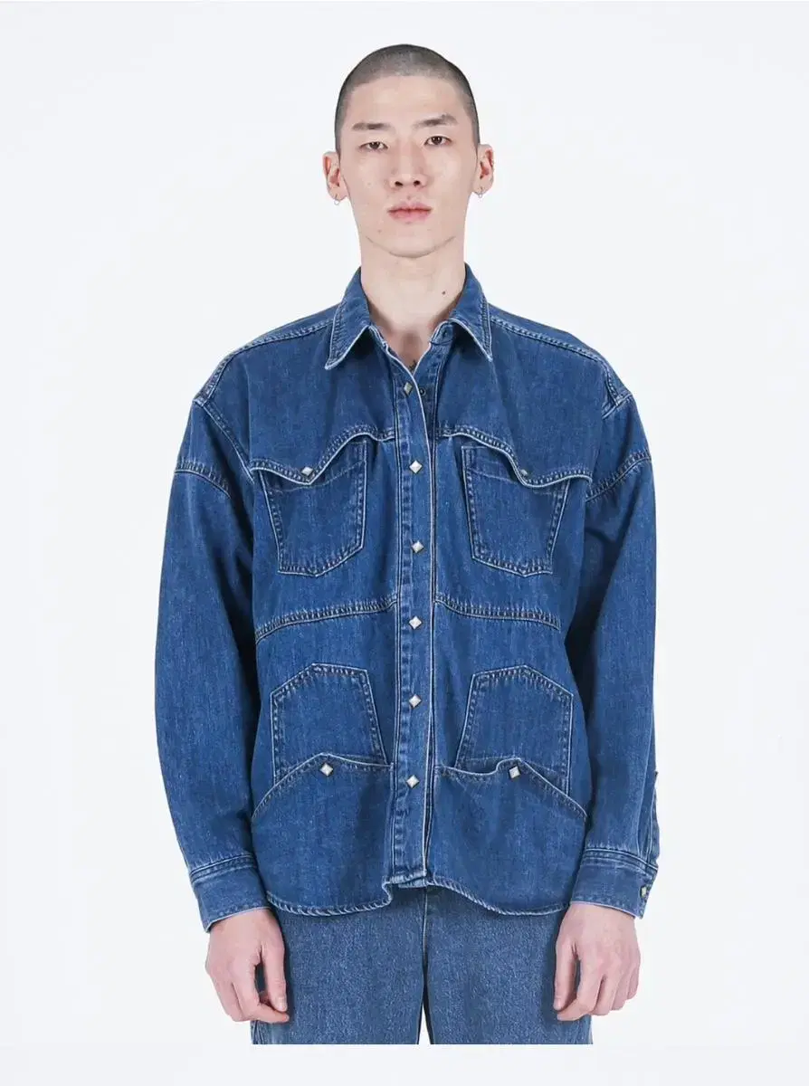 TAEWOO Tae Woo Denim Shirt L