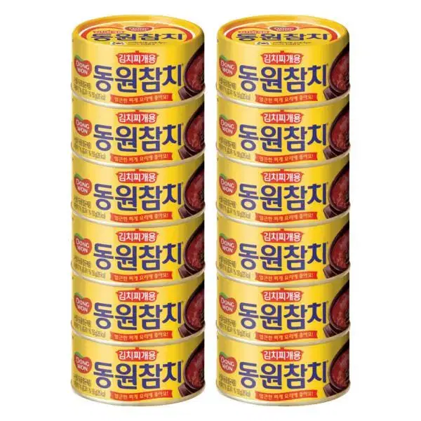 무료배송-동원참치 150g 12개 김치찌개용 참치