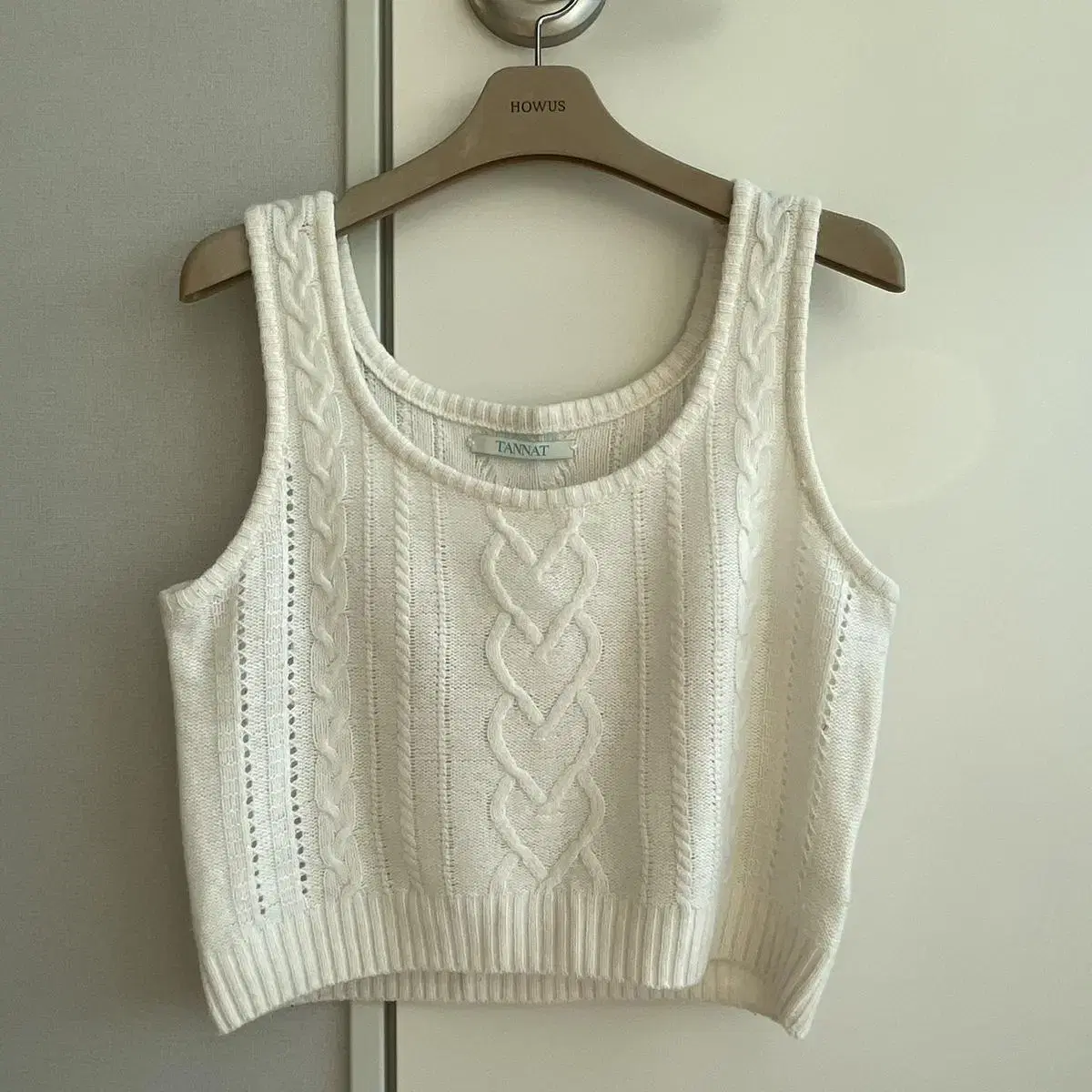 타낫 heart knit vest 하트 니트 베스트