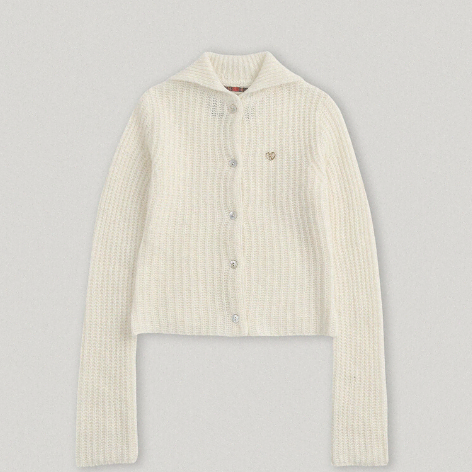 스무스무드 니트 가디건 Leena Knit Cardigan Cream