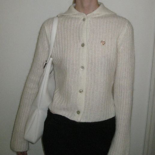 스무스무드 니트 가디건 Leena Knit Cardigan Cream