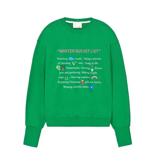 가격내림)BUCKET LIST SWEATSHIRTS / ligh