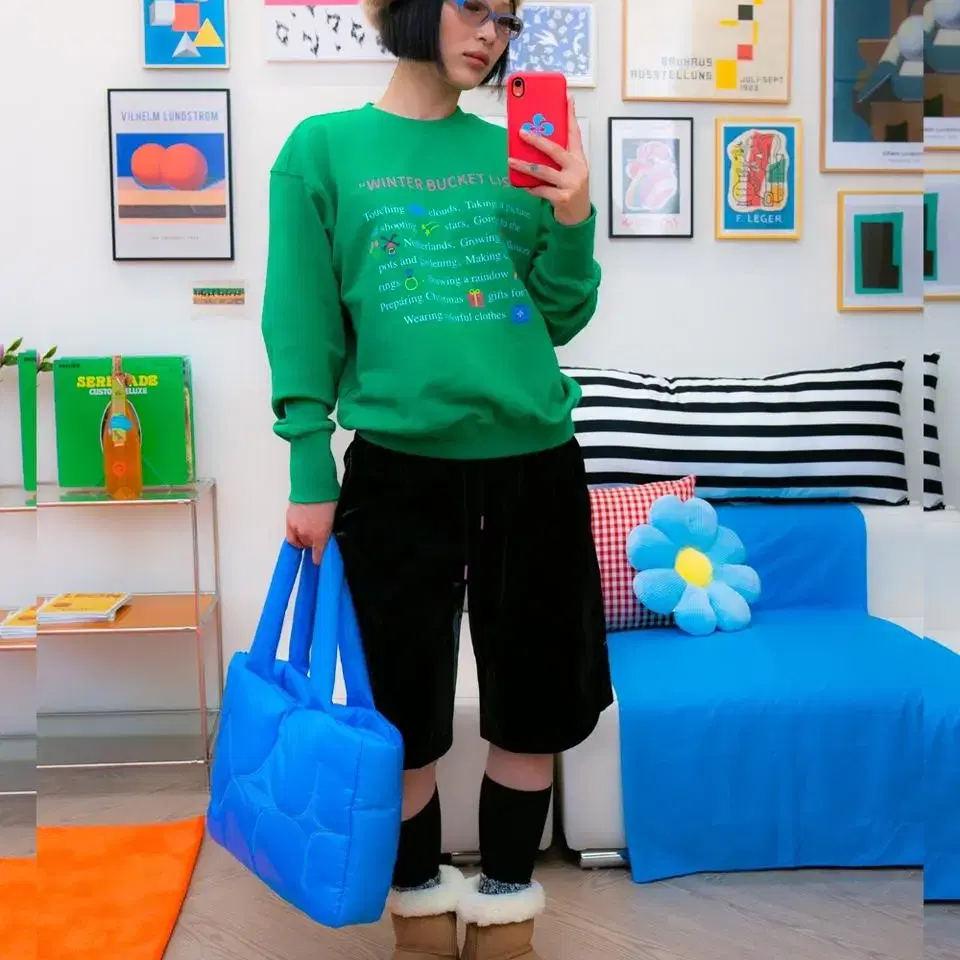 가격내림)BUCKET LIST SWEATSHIRTS / ligh