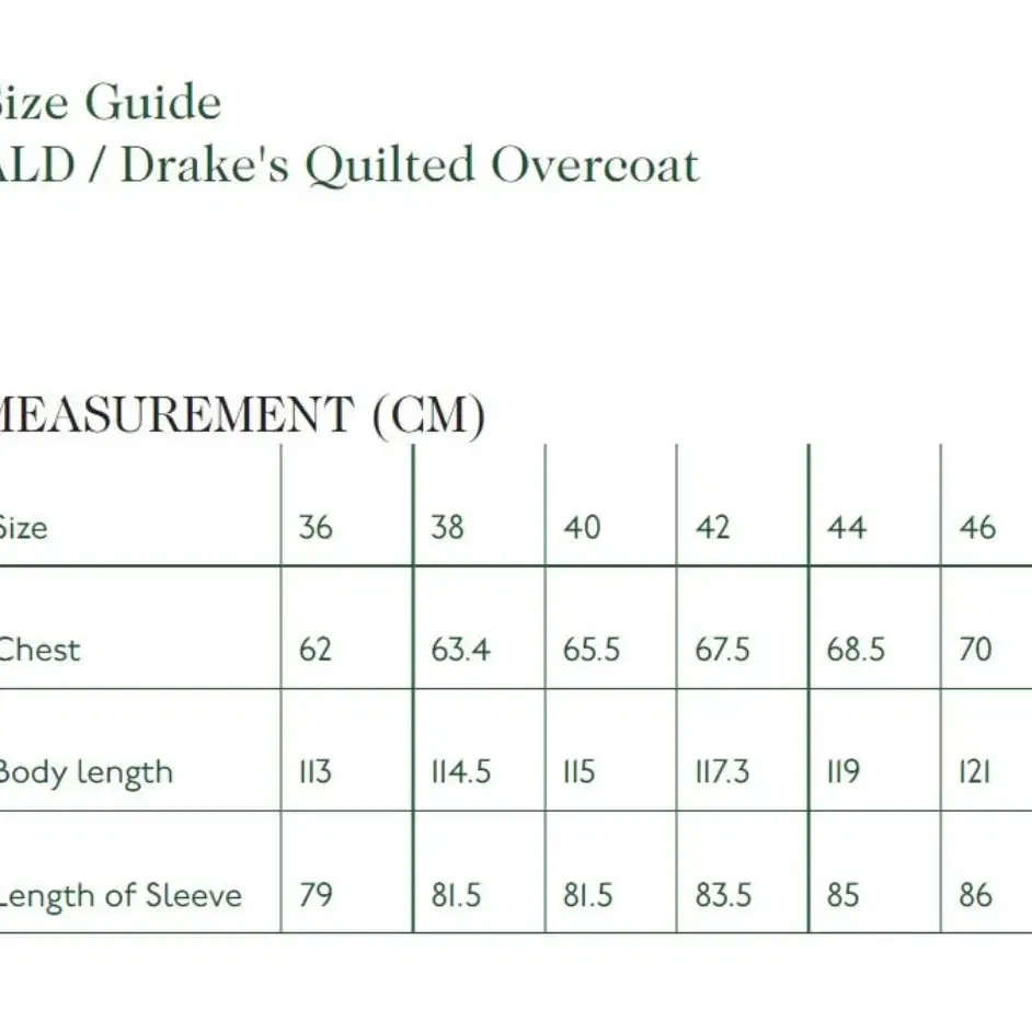 드레익스 ALD Drake's Quilted Overcoat