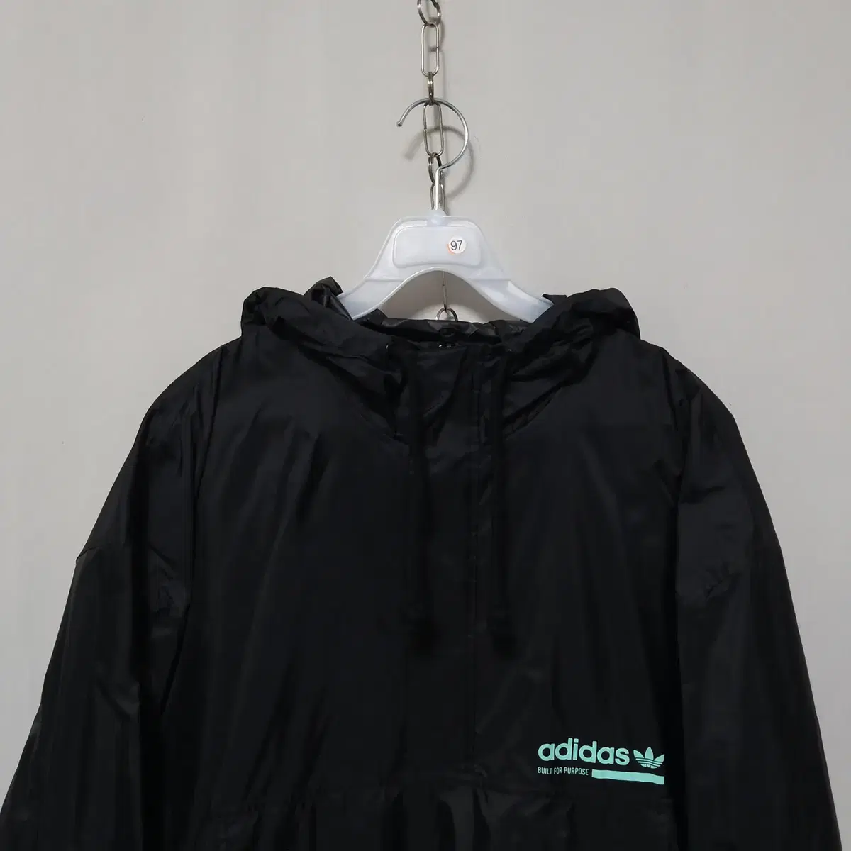 V-97 Adidas Men's Cabal Graphic Windbreaker XL 18 Years Old